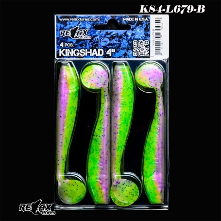 Shad Relax King Shad 10cm Tiger 4buc Culoare TG052SOO
