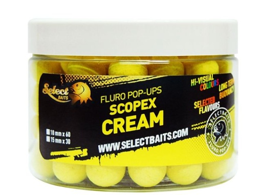 Select Baits Pop-up Scopex Cream 15mm