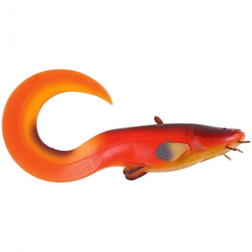 Shad DAM Effzett 200mm Catfish Curl Tail Mandarin