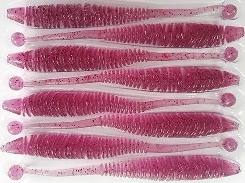 Shad Rapture Evoke Worm 10cm UV Purple 8buc plic