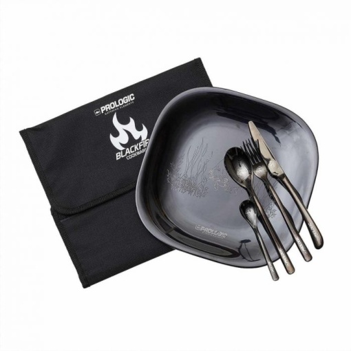 Trusa Picnic pentru O Persoana Prologic BlackFire, 25x25cm