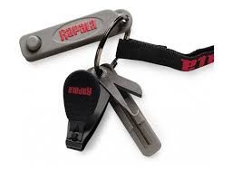 Combo Rapala dispozitiv ascutit carlige + dispozitiv taiat fir textil + debavurator jiguri