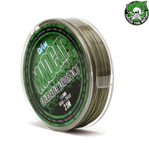 Fir Madcat Spliceable Leader 25m 1.00mm 110kg