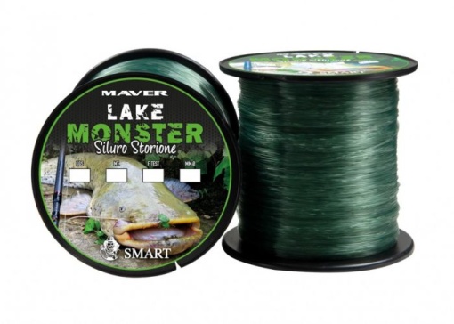 Fir Monofilament Maver Lake Monster Siluro Sturione Dark Green 300m 0.60mm 30.0kg