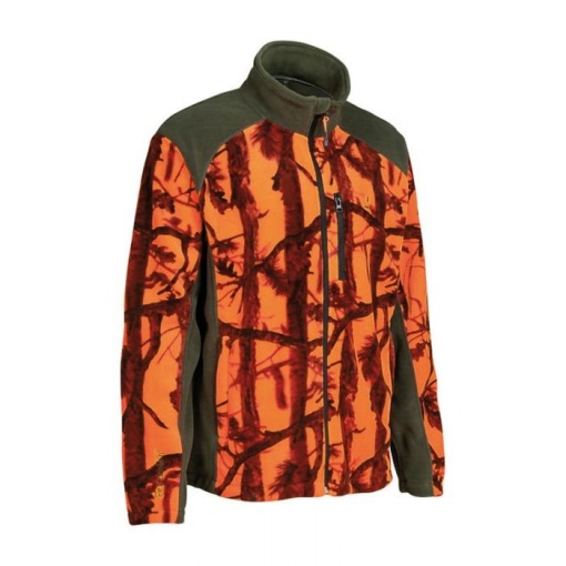 Jacheta Vanatoare Treesco Fleece Ghostcamo Blaze & Black