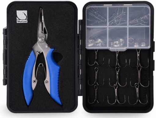 Kit Mustad Finesse Pike cu cleste pentru inele + accesorii
