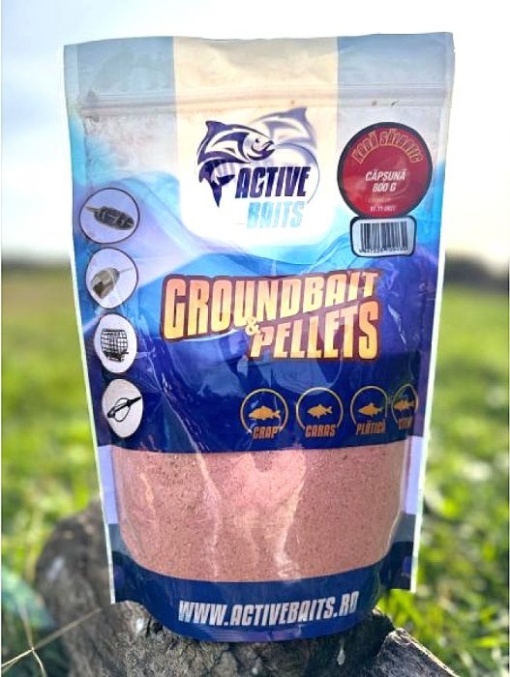 Nada Active Baits Salbatic Groundbait & Pellets Capsuna 800g