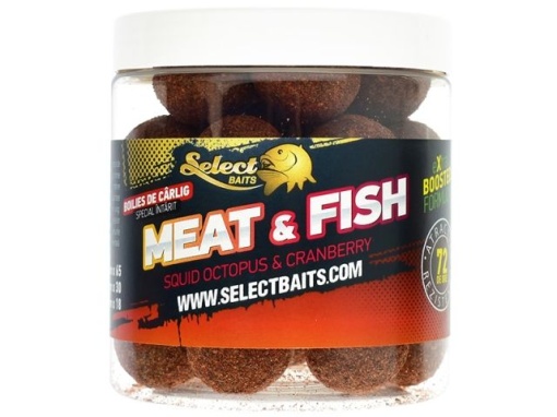 Select Baits Boilies de carlig special intarit Meat & Fish 24mm