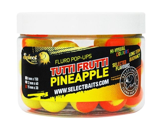 Select Baits Pop-up Two-Tone Tutti Frutti-Pineapple 12mm