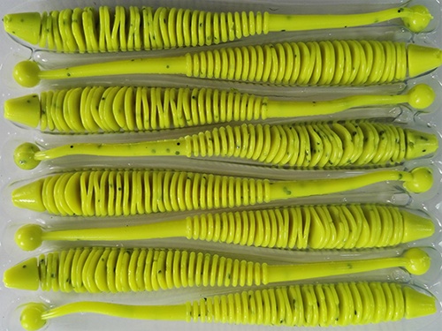 Shad Rapture Evoke Worm 10cm Chartreuse BF 8buc plic