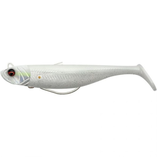 Shad Savage Gear Minnow Weedless 10cm 16g White Pearl Silver