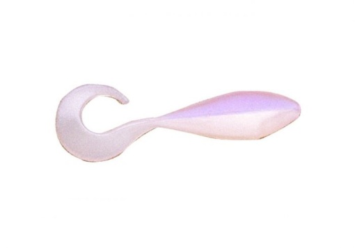 Bass Assassin Curly Shad 5cm Albino Shad