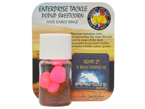 Enterprise Tackle Pop-up Sweetcorn Food Source Squid 2T & Black Pepper Oil