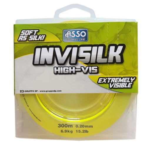Fir Monofilament Asso Invisilk Yellow 150m