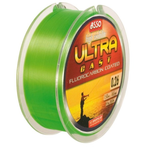 Fir Monofilament Asso Ultra Cast Verde Fluo 150m