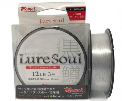 Fir Monofilament Momoi Lure Soul Kuromasu Transparent 150m