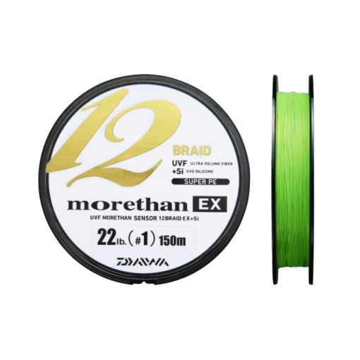 Fir Textil Daiwa Morethan X12 EX+ Si Lime 135m