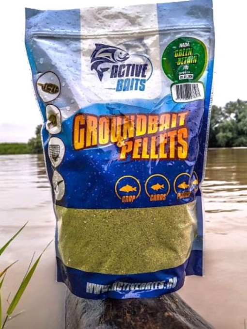 Nada Active Baits Groundbait & Pellets Green Betain 1kg