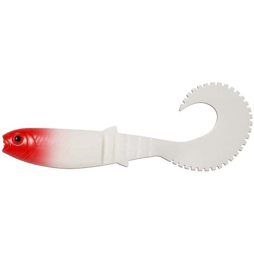 Shad Savage Gear LB Canninbal Curltail 10cm Red Head 4buc/plic