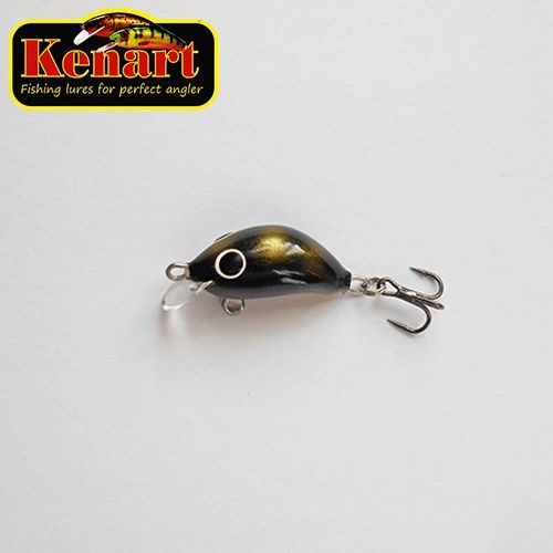 Vobler Kenart Hunter 3cm 3g sinking Black Tiger