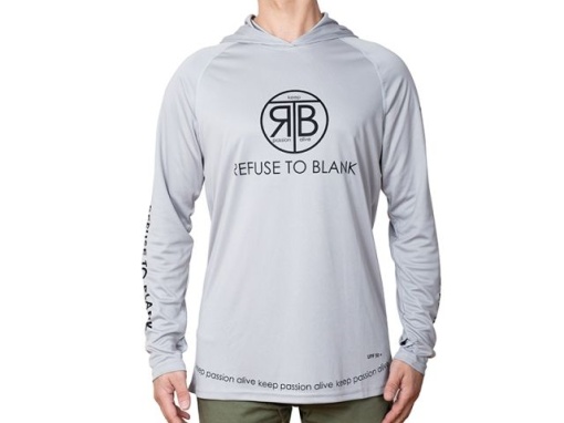 Bluza RTB UV Long Sleeve Hoodie UPF 50+ Light Grey