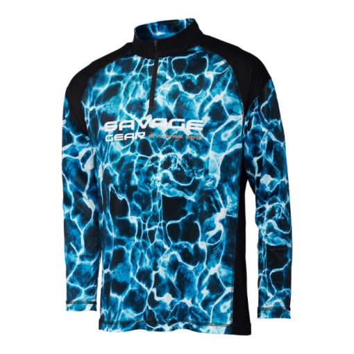 Bluza Savage Gear Marine UV Long Sleeve Tea Sea Blue
