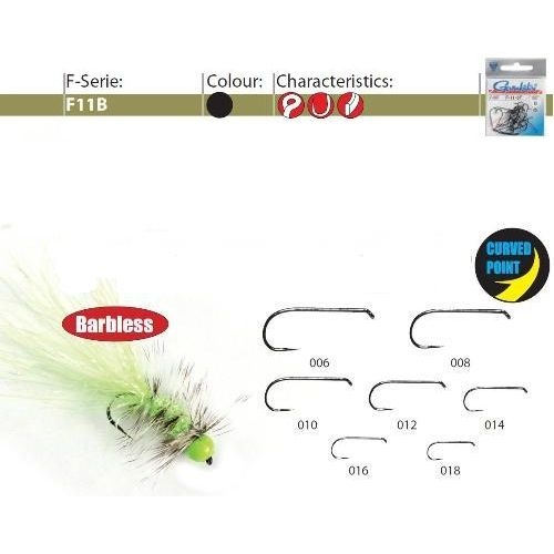 Carlige Gamakatsu Forjate Musca F11 BL 25buc/plic nr.12