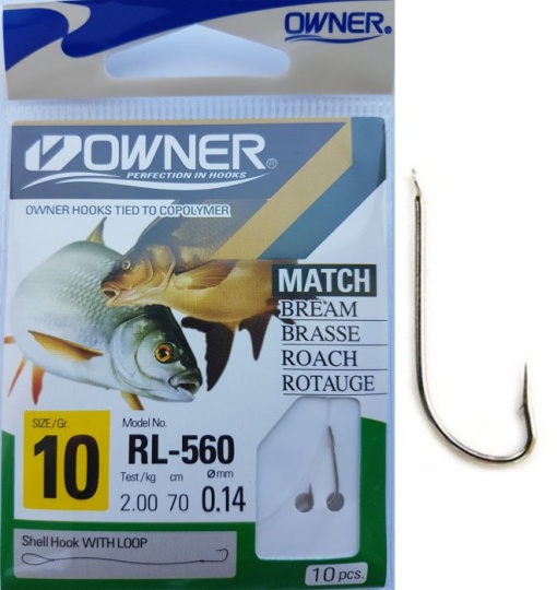 Carlige Legate Owner RL-560 70cm 10buc/plic