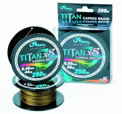 Fir Textil Filfishing Titan Camo Catfish Braid X8 250m 0.70mm 84kg