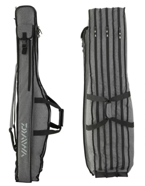 Husa Daiwa D-Vec 3 Rod Bag 3 Lansete + 3 Mulinete 130cm