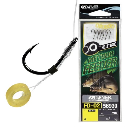 Riguri Owner Method Feeder 56930 FD-02 Pellet Band 10cm 6buc/plic