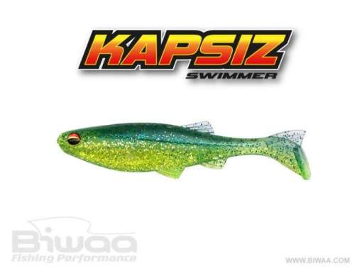 Shad Biwaa Kapsiz 7.5cm Blue/Black Chartreuse