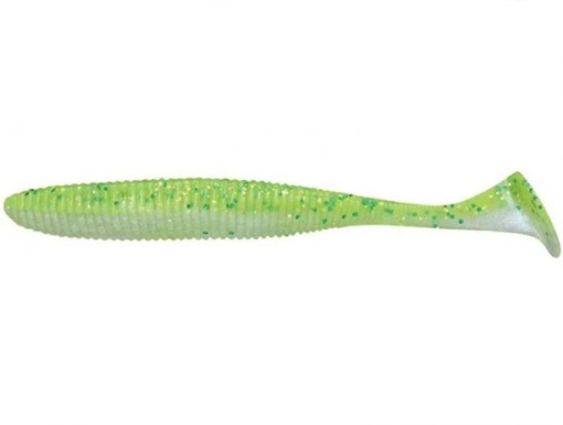 Shad Jackall Rhythm Wave 7cm 8buc/plic Chartreuse Back Shad