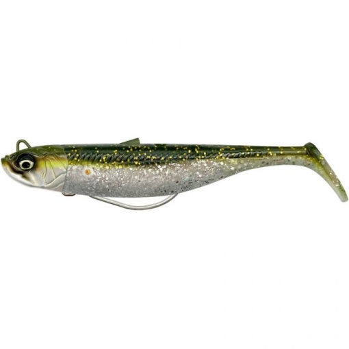Shad Savage Gear Minnow Weedless 10cm 16g Green Silver