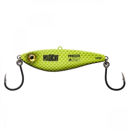 Vertical Jig Madcat Vibratix 14cm 130g Fluo Yellow UV