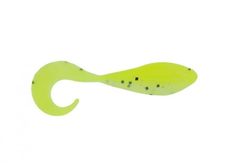Bass Assassin Curly Shad 5cm Limetreuse Ghost