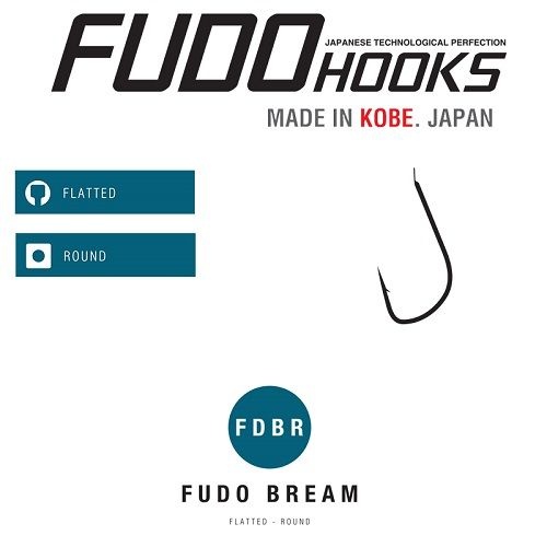 Carlig Fudo Bream Yamame Black Nickel