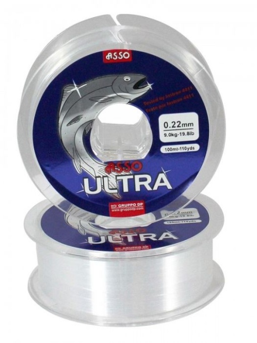 Fir Monofilament Asso Ultra Transparent 100m