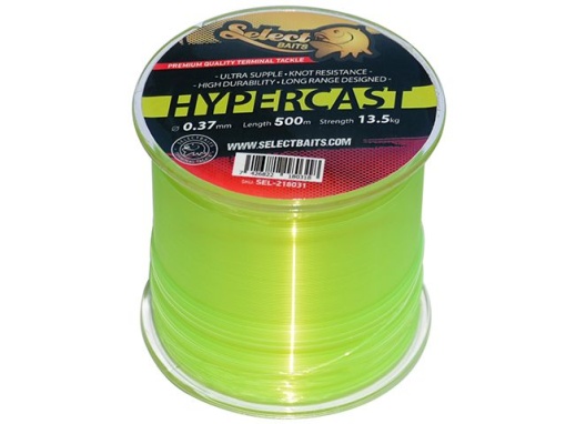 Fir Monofilament Select Baits HyperCast Neon Yellow 500m