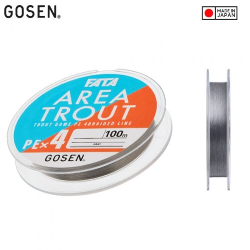 Fir Textil Gosen Fata Area Trout PE X4 100m Gri