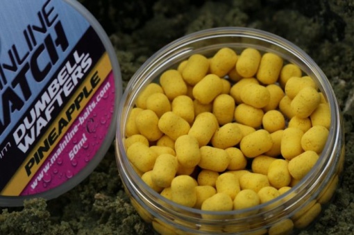 Mainline Match Dumbell Wafters 6mm 50ml Yellow Pineapple