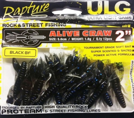 Rapture Alive Craw 5cm 1.8g Black BF