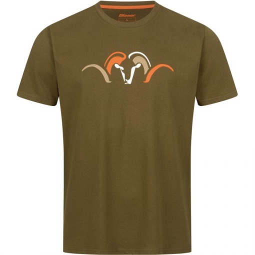 Tricou Blaser T-Shirt Argali T 25 Dark Olive