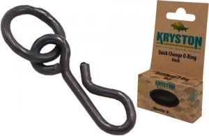 Agrafa Rapida cu Anou Kryston Quick Change O-Ring Black, 10buc