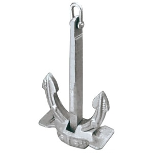 Ancoră Nautică Hall Osculati din Fontă Galvanizată la Cald, Modele de Înaltă Rezistență 16kg – 60kg