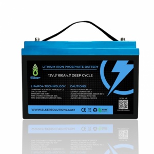 Baterie Elker LiFePO4 Lithium Battery 12v 100Ah Cu BMS Si LCD Indicator - Img 6