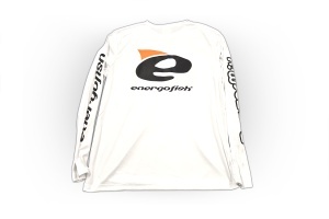 Bluză UV Benzar Mix White Black Logo cu mânecă lungă, material respirabil și protecție solară eficientă, ideală pentru pescuit și activități outdoor.