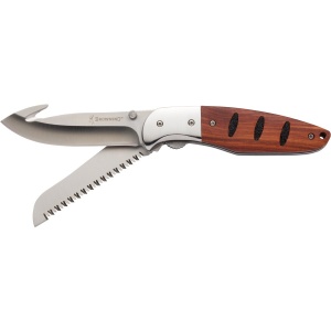 Briceag Browning Hunt 'N Gut Hardwood, 2 Lame Oțel 8Cr, 89mm