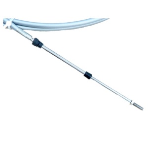 Cablu de control flexibil Pretech Maxflex C8 cu Teflon pentru accelerație și schimbător motor marin – Tehnologie premium cu cămașă PTFE auto-lubrifiantă pentru o frecare minimă, miez sigilat permanent și manta rezistentă la hidrocarburi și mediu salin sev