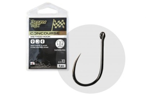 Carlige Benzar Concourse Method Carp Fine Barbless 8buc/plic